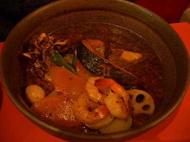 voyage prawn soup curry